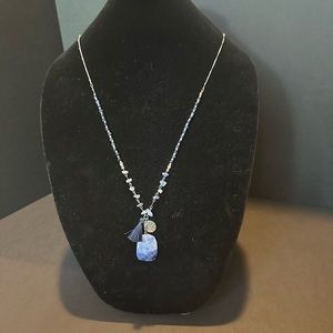 Natural Stone Fashion Necklace